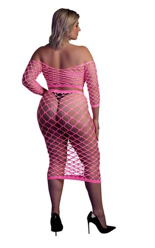 long sleeve crop top and long skirt  xl/xxxxl na Arena.pl