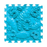 mata sensoryczna Cyferki 1 szt - niebieski miękki