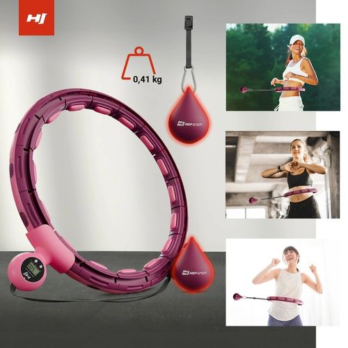 Hula hop z licznikiem obciążeniem odchudzające z wypustkami smart na Arena.pl