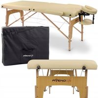 ŁÓŻKO STÓŁ DO MASAŻU SKŁADANY PRZENOŚNY SOFIA POKROWIEC PIANKA 5CM HABYS