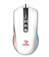 Mysz przewodowa Cobra GM30RGB Horwin Biała Optyczna 4000 dpi Gamingowa
