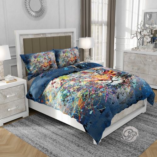 Pościel 3D bawełna satyna 160x200cm MALOWANY TYGRYS na Arena.pl