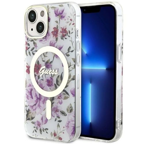 Etui Guess do iPhone 15 Plus, iPhone 14 Plus, Przezroczysty, MagSafe na Arena.pl