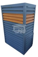 Osłona pompy ciepła 80x50x200 cm antracyt + jasny orzech GP320