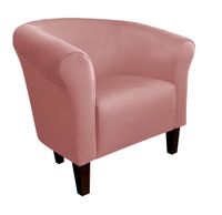 Fotel Milo nogi venge róż indyjski MG58