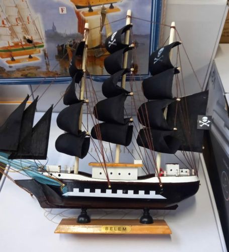 BESPORTBLE drewniany model statku pirackiego BELEM na Arena.pl