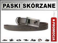 JBN BL 3/12 Pasek MESKI SKORA Klamra BLACHA 3cm