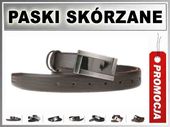 JBN BL 3/12 Pasek MESKI SKORA Klamra BLACHA 3cm