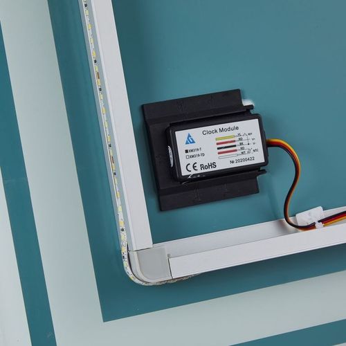 Aquamarin Lustro łazienkowe z oświetleniem LED 18 W, 50x70cm na Arena.pl