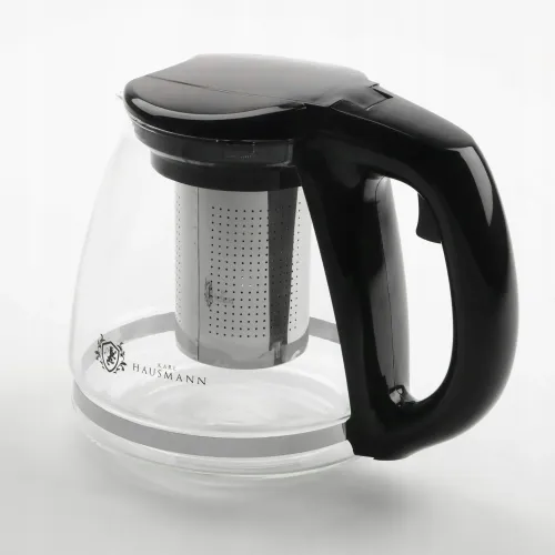 DZBANEK SZKLANY Z STALOWYM ZAPARZACZEM ZAPARZACZ DO HERBATY ZIÓŁ 1500 ML na Arena.pl