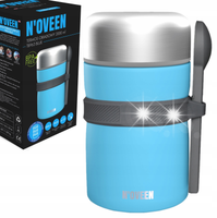 DUŻY POJEMNIK TERMICZNY OBIADOWY NA ŻYWNOŚĆ BOX N'oveen 2L BLUE + GRATIS!