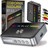 ADAPTER TRANSMITER BLUETOOTH ODBIORNIK NADAJNIK BT 5.3 AUX RCA NFC