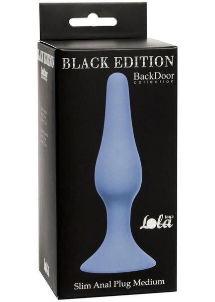 Plug-Slim Anal Plug Medium Blue zdjęcie 1