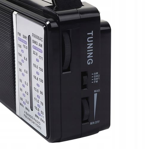 Radio sieciowo-bateryjne AM RETOO E659 na Arena.pl