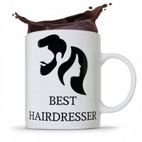 Kubek Fryzjera Fryzjerki Best Hairdresser Prezent Z Nadrukiem Ze Zdjęciem