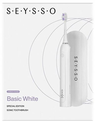 Szczoteczka soniczna SEYSSO Carbon Basic Biała na Arena.pl