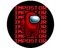 Opłatek na tort Among Us