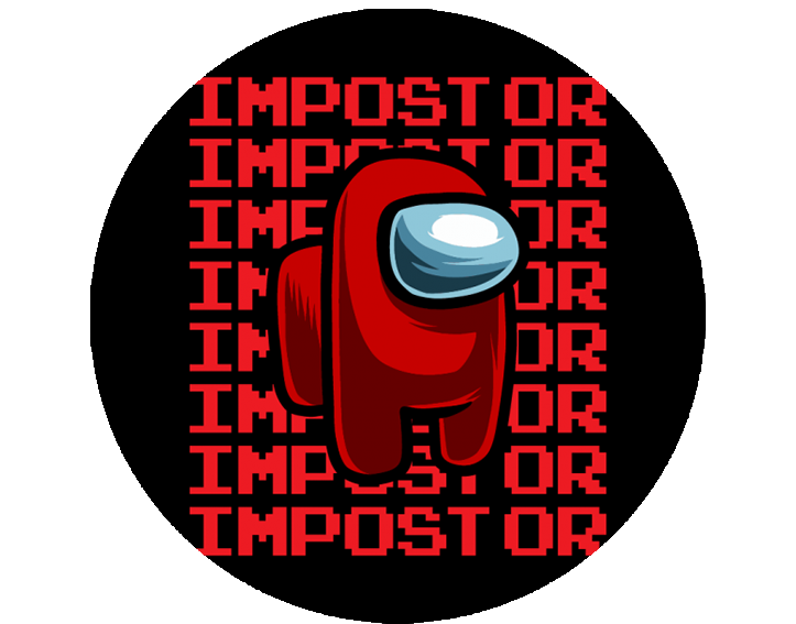 Opłatek na tort Among Us zdjęcie 1