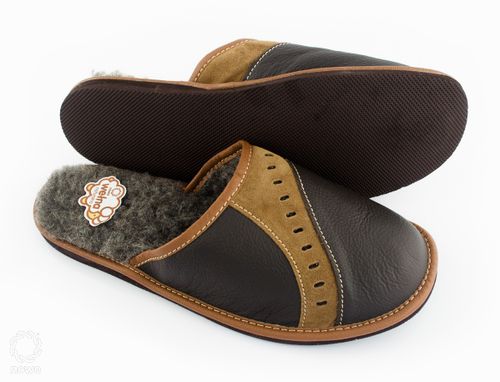 Kapcie męskie ocieplane wełna na Arena.pl
