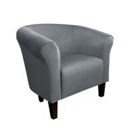 Fotel Milo nogi venge szary BL14