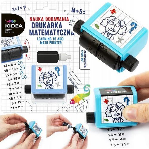 3x DRUKARKA MATEMATYCZNA NAUKA MNOŻENIE DODAWANIE ODEJMOWANIE KIDEA na Arena.pl