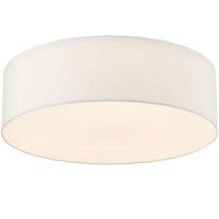 LAMPA sufitowa SPACE XL 30654901 Kaspa abażurowa OPRAWA plafon okrągły biały