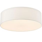 LAMPA sufitowa SPACE XL 30654901 Kaspa abażurowa OPRAWA plafon okrągły biały