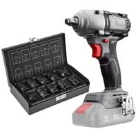 Klucz Udarowy 450Nm Bezszczotkowy Akumulatorowy + Nasadki Udarowe NEO 10-24