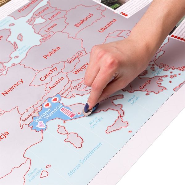 Mapa Zdrapka dla Dwojga zdjęcie 2