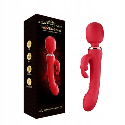 WIBRATOR KRÓLICZEK 3W1 PUNKTU G DAMSKI DWA SILNIKI MASAŻER DWUSTRONNY na Arena.pl