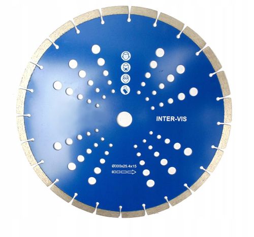 TARCZA DIAMENTOWA SEGMENT 300 x 25.4 x 15mm I-VIS na Arena.pl