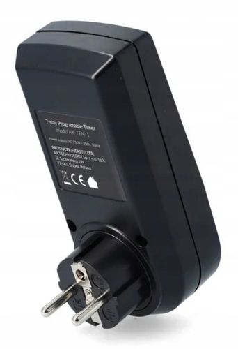 PROGRAMATOR CZASOWY TYGODNIOWY WŁĄCZNIK WYŁĄCZNIK TIMER 24/7 na Arena.pl