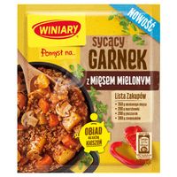 WINIARY POMYSŁ NA SYCĄCY GARNEK Z MIĘSEM MIELONYM 39G
