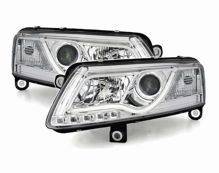 Lampy Reflektory Do AUDI A6 C6 4F OD 04.2004 DO 2008 Roku LED XENON zdjęcie 2