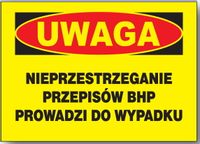 BTO-63 nieprzestrzeganie przepisów BHP prowadzi do