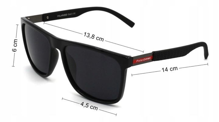 OKULARY PRZECIWSŁONECZNE MĘSKIE FILTR UV400 POLARYZACYJNE POLARZONE NERDY zdjęcie 9