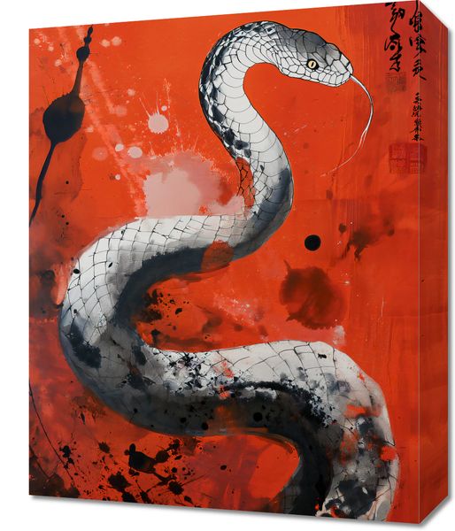 Obraz 40x50cm Smoczy Oddech Węża zdjęcie 1