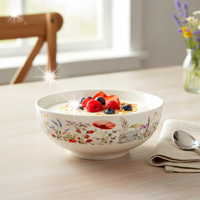 Miska Porcelanowa na Owoce Sałatkę Przekąski Sałatkowa Salaterka 1,6l 20 cm