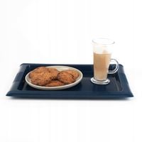 KADAX Tacka Kuchenna Taca Plastikowa Kelnerska Barowa Duża Granat 40x28cm