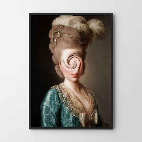 Plakat pop art twister portret 70x100 cm na Arena.pl