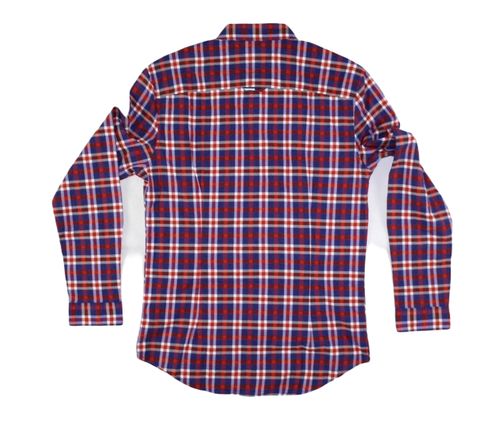 Męska koszula Tommy Jeans -Check Shirt Slim czerwona kratka DM0DM11328 - M na Arena.pl