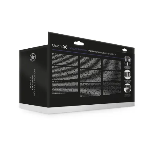 ouch! zakrzywiony model na pasku, anatomiczny, 20 cm, wydrążony na Arena.pl