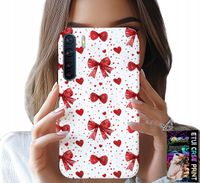 ETUI DO OPPO A91 - CZERWONE WSTĄŻKI WSTĄŻKA MODNE WZORY