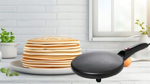 NALEŚNIKARKA ELEKTRYCZNA PATELNIA ELEKTRYCZNA CZARNA 20CM 700W na Arena.pl