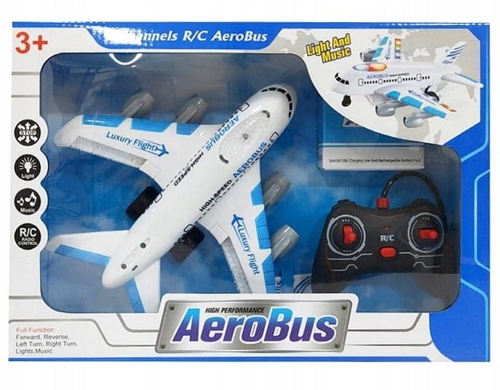 SAMOLOT PASAŻERSKI ZDALNIE STEROWANY RC + PILOT zdjęcie 8