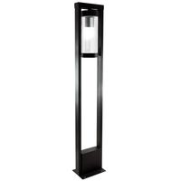 Stojąca lampa tarasowa Spectra 312358 Polux rama prostokątna IP44 czarna