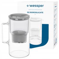 DZBANEK SZKLANY WESSPER D2 BOROSILICATE 3l + 1x FILTR WKŁAD WODY WESSPER