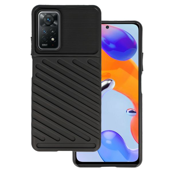 Thunder Case do Xiaomi Redmi Note 11 Pro/Note 11 Pro 5G Czarny zdjęcie 1