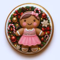 CIASTKO LUKROWANE MAMIK FAMILY KRUSZYNKA ROZ.M KOŁO RĘCZNIE ROBIONE