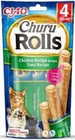 INABA CAT CHURU ROLLS CHICKEN WR.TUNA 4x10g (40g)